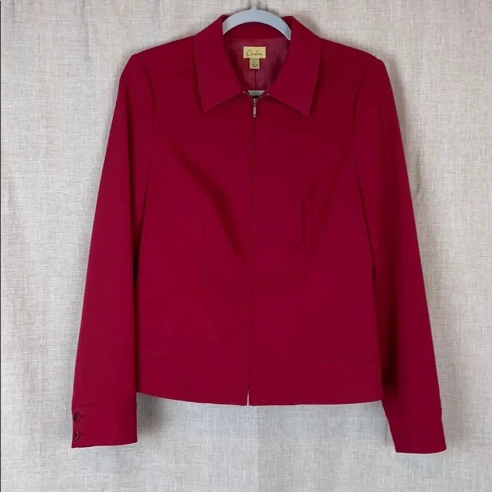 Caslon Women’s 6 Good Condition Full‎ Zip Lined Blazer Jacket